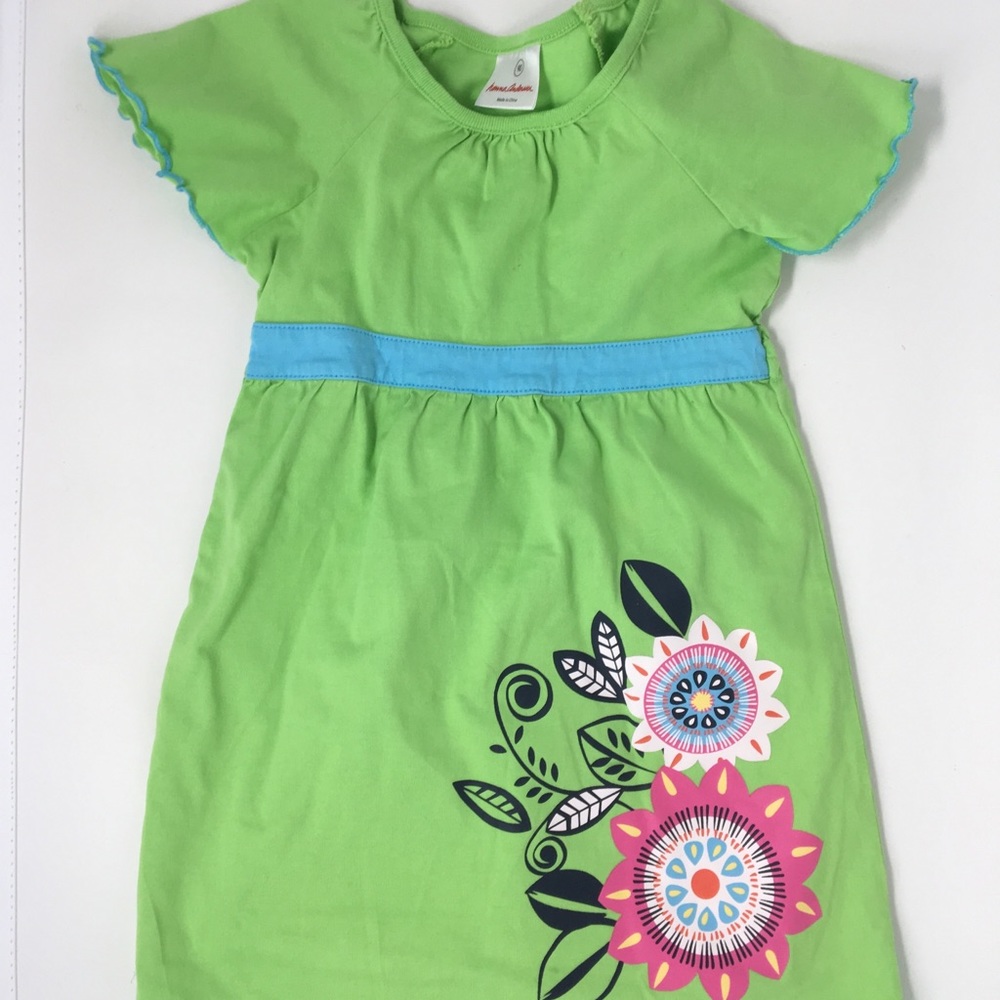 Hanna Andersson baby green dress